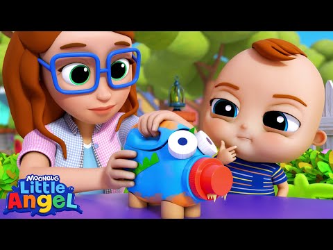 Daycare Creativity 🎨✂️ Angry Artist Learns Colors | Little Angel Color Songs & Nursery Rhymes