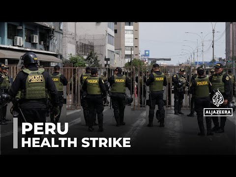 YouTube video thumbnail: Peru’s Health Workers Strike Indefinitely, Demand Better Working Conditions