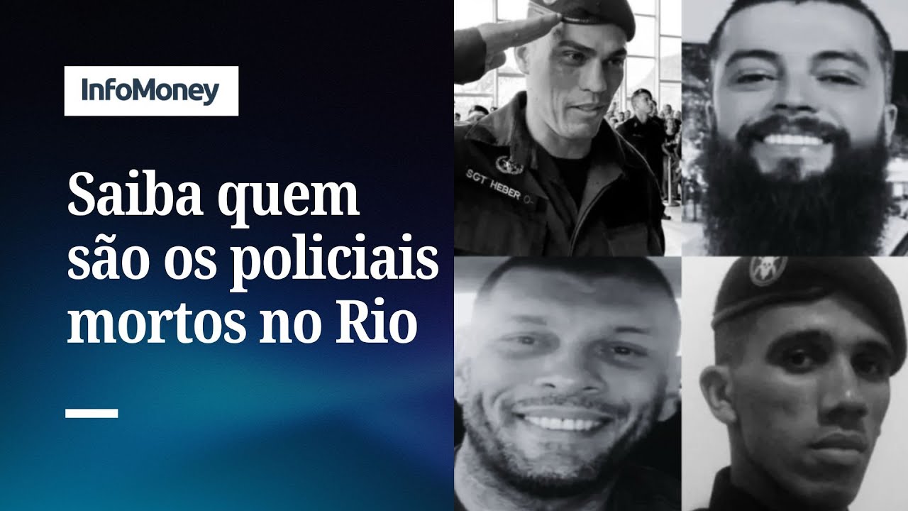 Veja quem são os quatro policiais mortos em megaoperação no Rio | InfoMoney News