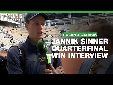 Jannik Sinner reacts to his new World No. 1 ranking | 2024 Roland Garros Quarterfinals