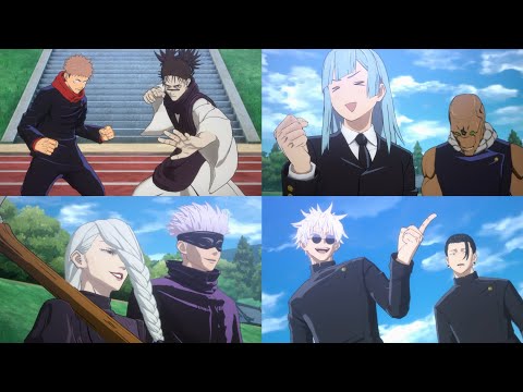 Jujutsu Kaisen: Cursed Clash-All Team Intros & Outros (All New DLC Characters Including) [JPN DUB]