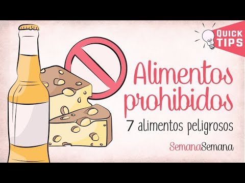 7 Alimentos PROHIBIDOS en el #embarazo ❌👇¡NO COMAS ESTO!👇