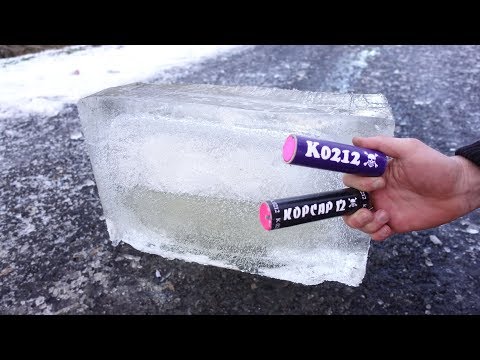 EXPERIMENT FIRECRACKER VS ICE