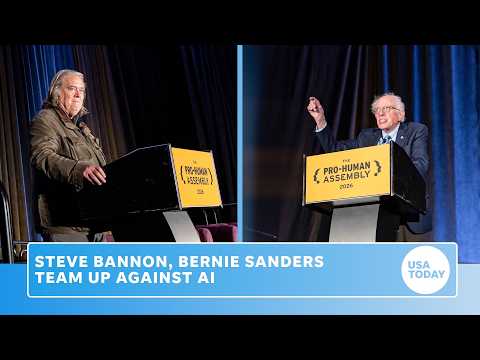 Bernie Sanders, Steve Bannon team up against AI amid call for development slowdown