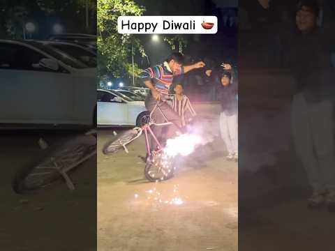 Happy Diwali 🪔 #irfanbmx #ytshorts #happydiwali #viral #content #bmxstunt #talent #reaction #yt