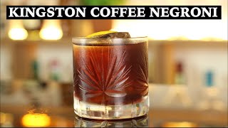 Kingston Coffee Negroni Receita com Rum e Campari
