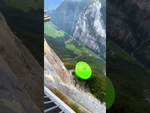 Landing From chair to Bouncy funnel #airbag #funnel #ytshorts #travel #jump #flying