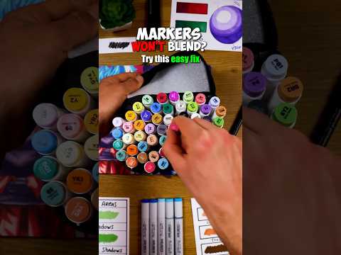 How To BLEND Alcohol Markers! (Beginner Friendly)