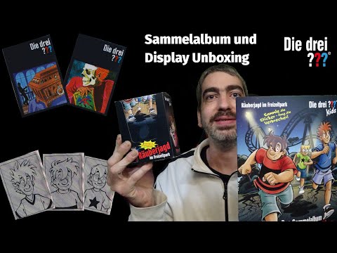 Die drei Fragezeichen Kids - Sammelalbum + Display Unboxing