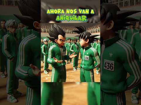 GOKU EN EL SQUID GAME #dragonball #goku #ia