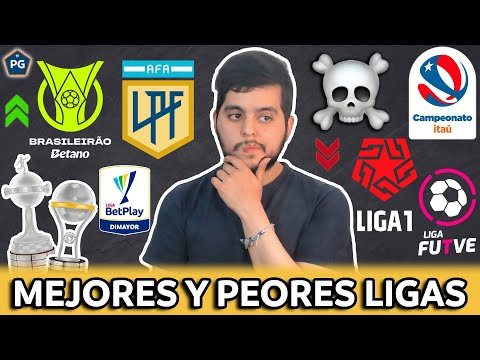 10 MEJORES LIGAS de la ÚLTIMA DÉCADA SEGÚN la COPA LIBERTADORES y la COPA SUDAMERICANA🏆(2014-2024)