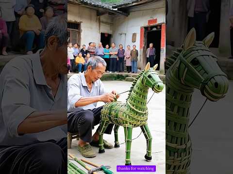 old man make a horse girl make an elephant #girl #oldman #aivideo
