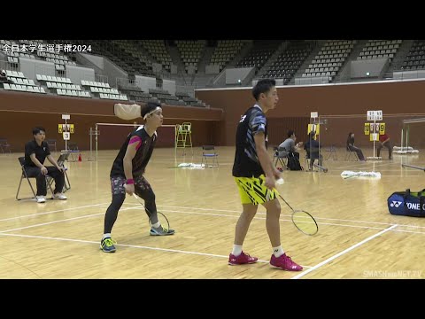 櫻井煌介／南本和哉（法政大）vs 佐藤椎名／吉田 翼（日本体育大）MD決勝【全日本学生2024】