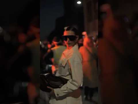 Amazing model 😍 at Roberto Cavalli STREETSTYLE. Milan Fashion Week 2025