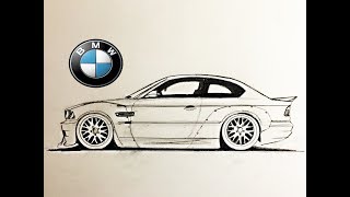 Newest For Bmw M3 Gtr Drawing Easy | The Campbells Possibilities