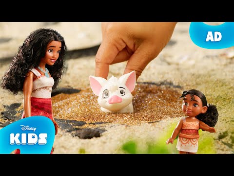 AD | Moana and Simea’s Flower Hunt 🌺🐷 | @disneykids