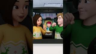 Sneaking Christmas carols in the car while baby sleeps 😴🎄 #shorts