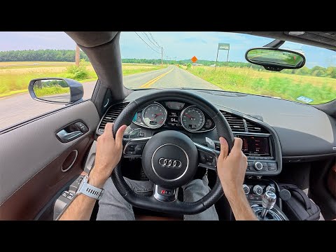 2014 Audi R8 - The 4.2L V8 is The Bargain Supercar for Daily Driving (POV Binaural Audio)