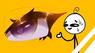 How to draw an eye || with brøky💀 || bad grammar || tutorial?🧍