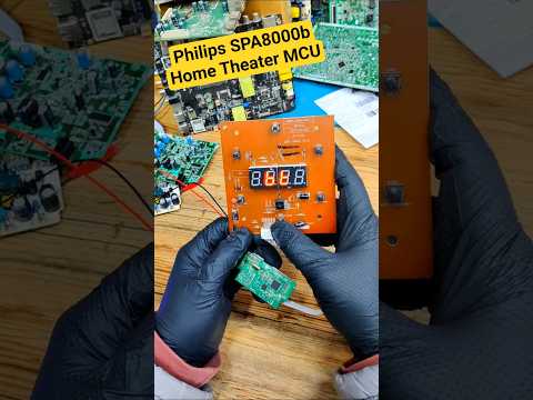 Philips SPA8000b Home Theater Mcu Circuit Board #shorts #philips