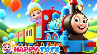 🔴Live - Wheels on The Train Song | Nursery Rhymes & Kids Songs | Happy Tots