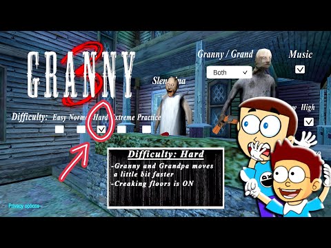 Granny 3 in Hard Mode Only Granny 🤫 | Shiva and Kanzo Gameplay
