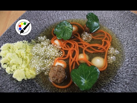 Plating food #85 | Spaghetti and meatballs (2)