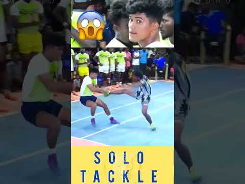 SOLO TACKLE #kabadi #shorts #shortsvideo