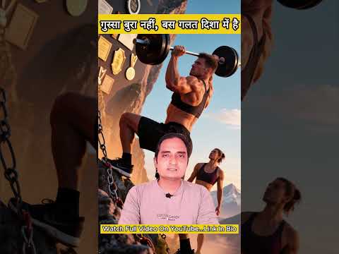 गुस्सा बुरा नहीं, बस गलत दिशा में है | Channel Your Anger Into Power 💥 | Anger Management Motivation