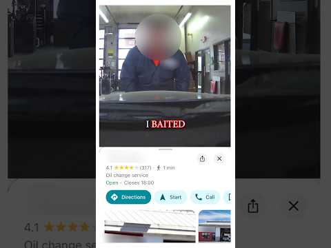 I fraud checked a QUICK OIL technician. BUY A DASH CAM!