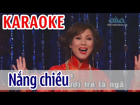 Nắng Chiều KARAOKE – Kim Anh & Doanh Doanh | Tone Nữ | Asia Karaoke Beat Chuẩn