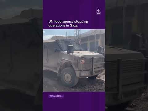 UN food agency stops work in Gaza