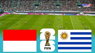 Indonesia vs Uruguay FIFA World Cup 2026 (USA) - Full Match All Goals - eFootball PES Gameplay pc