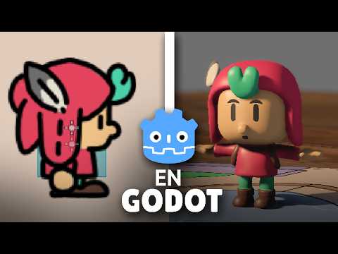 Portales 2D a 3D en Godot | The Plucky Squire