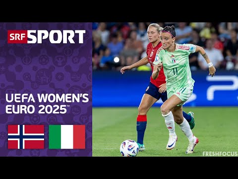 Norwegen - Italien | Highlights – Women's EURO 2025 – Viertelfinal | SRF Sport