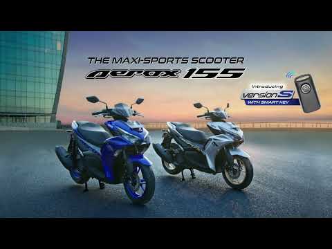 AEROX 155 Maxi-Sports Scooter | Introducing the Version S with Smart
key