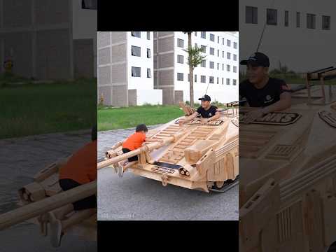 Lamborghini Made From 1M Wood Pieces #building