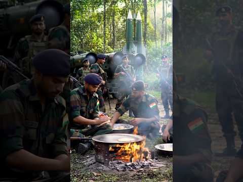 इंडियन आर्मी वाले खाना कैसे बनाते है👀💥 जंगल में देखे #indian army wale khana kaise bnate hai#army