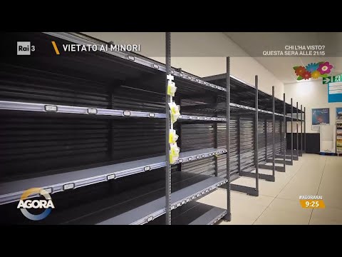 Scaffali vuoti nei supermercati, l'effetto della protesta dei tir - Agorà 21/10/2026
