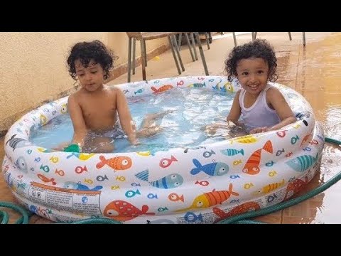 🔥طلبنا مسبح جديد لآسر وسامر سكتش خلصت الإجازة ورجعنا للمدرسة🔥