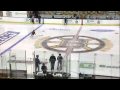 9 year old kid hockey phenom scores amazing goal before Bruins game in penalty shot shootout contest
