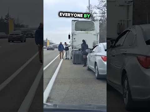 Unexpected twist from truck driver ? #short