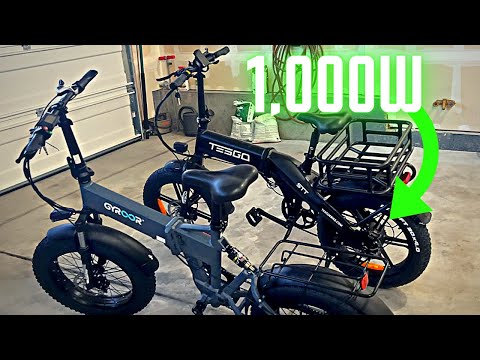 VS  Fat Tire folding Ebike | Gyroor C5 MAX vs Tesgo STT