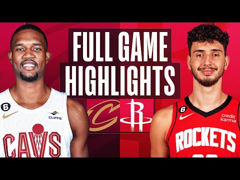 CAVALIERS at ROCKETS | FULL GAME HIGHLIGHTS | January 26, 2023