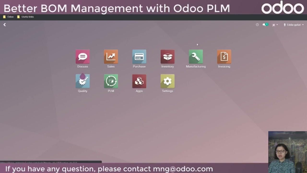 Odoo  Better BOM Management with Odoo PLM | 22.11.2022

Tư vấn triển khai: 098.324.1945 #odoo #erp.