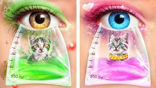 Rette diese winzige Katze! Geheime Hacks für Tierhalter!