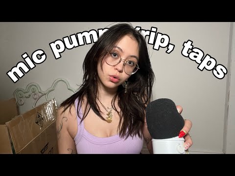 ASMR 30 Minutes of Mic Pumping, Gripping, Tapping, and Scratching for Tingles (Looped)