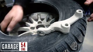 Polishing rusty parts inside a tire - will it work?