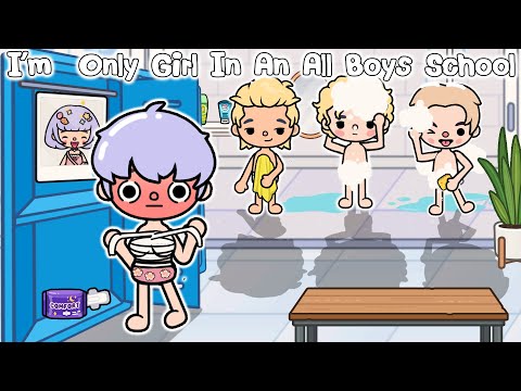 I’m Only Girl In An All Boys School😨 Toca life story l Toca Boca