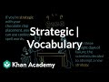 Understanding Strategic Concepts